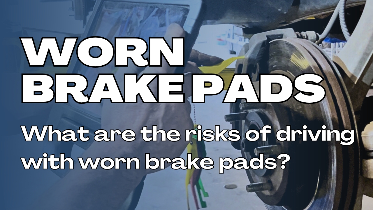 Risks of driving with worn brake pads at Graham Auto Repair